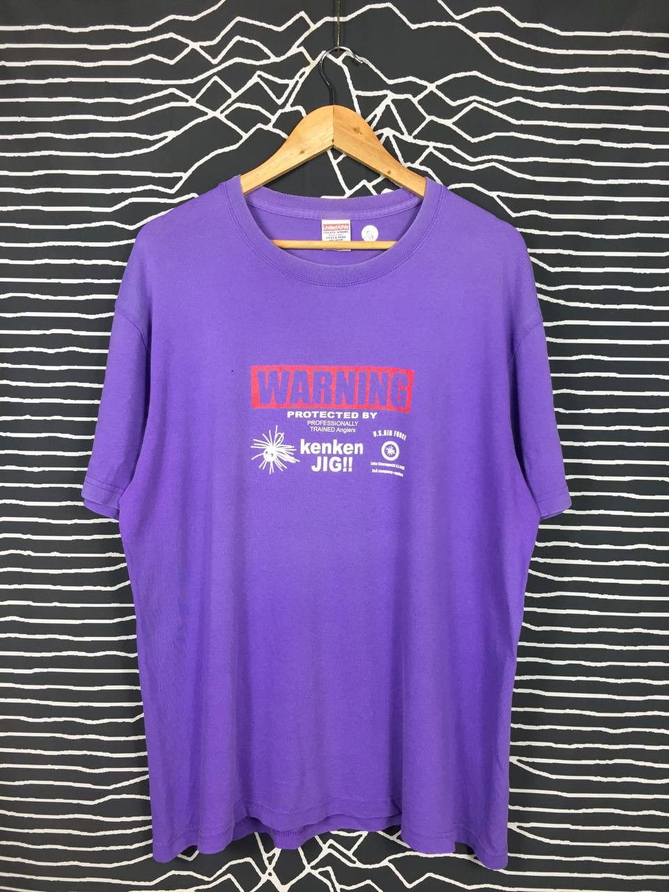 Japanese Brand × Vintage United Athle Kenken Jig Professionally Trained Anglers Tee Size US XL / EU 56 / 4 - 2 Thumbnail