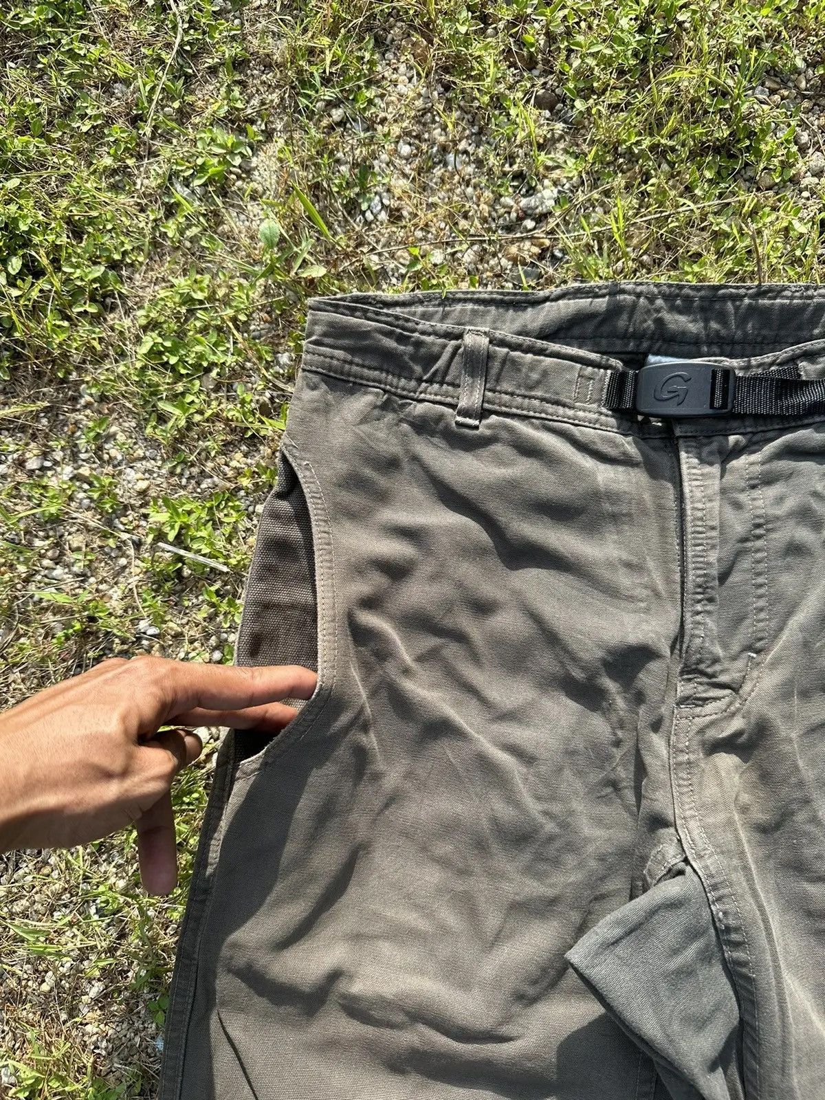 Gramicci Vintage GRAMICCI Trousers Faded Hiking Belt Outdoor Pants Size US 30 / EU 46 - 3 Thumbnail