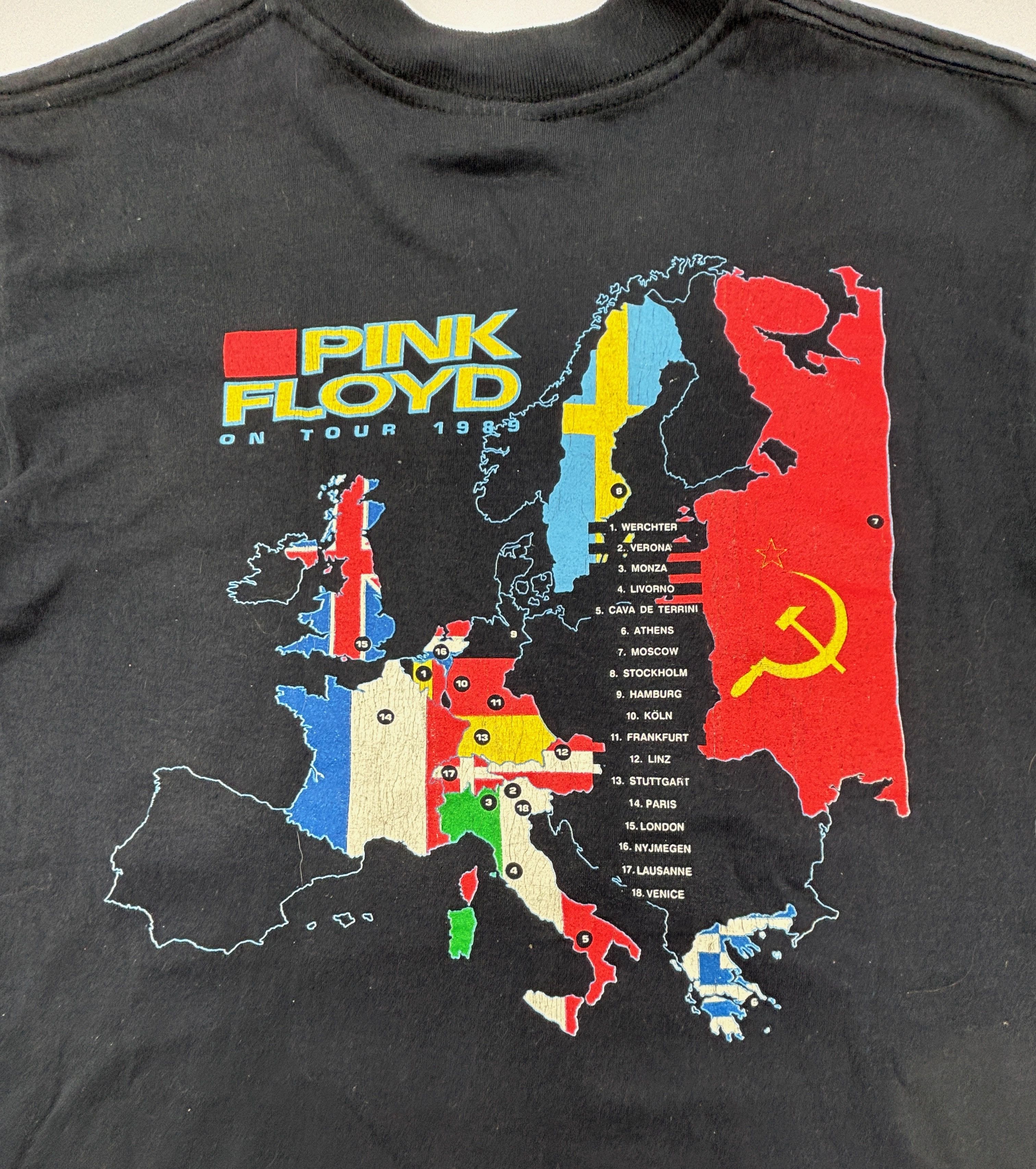 Vintage 1989 Pink Floyd Lightbulb Man Tour Shirt Brockum M Size US S / EU 44-46 / 1 - 2 Thumbnail