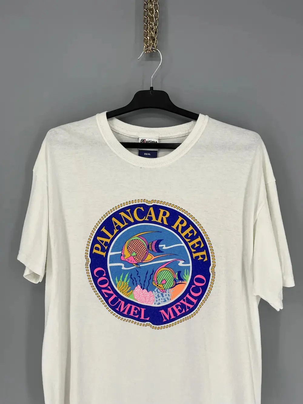 Other Vintage Cozumel Mexico Shirt 2XL White Palancar Reef Fish Size US XL / EU 56 / 4 - 6 Thumbnail