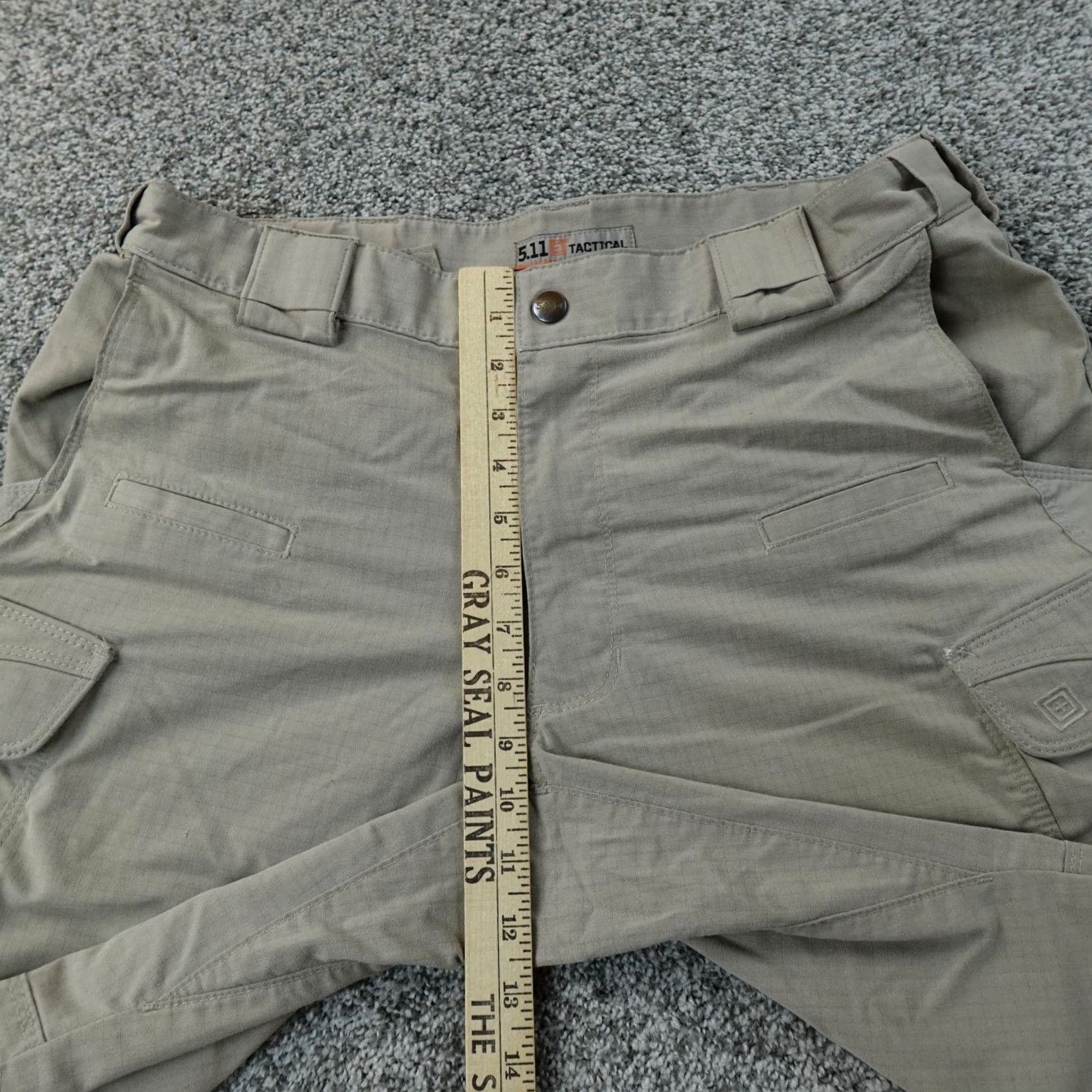 Vintage 5.11 Tactical Pants Mens 34X30 Beige Cargo Stretch Stryke Flex Tac Utility Size US 34 / EU 50 - 4 Thumbnail