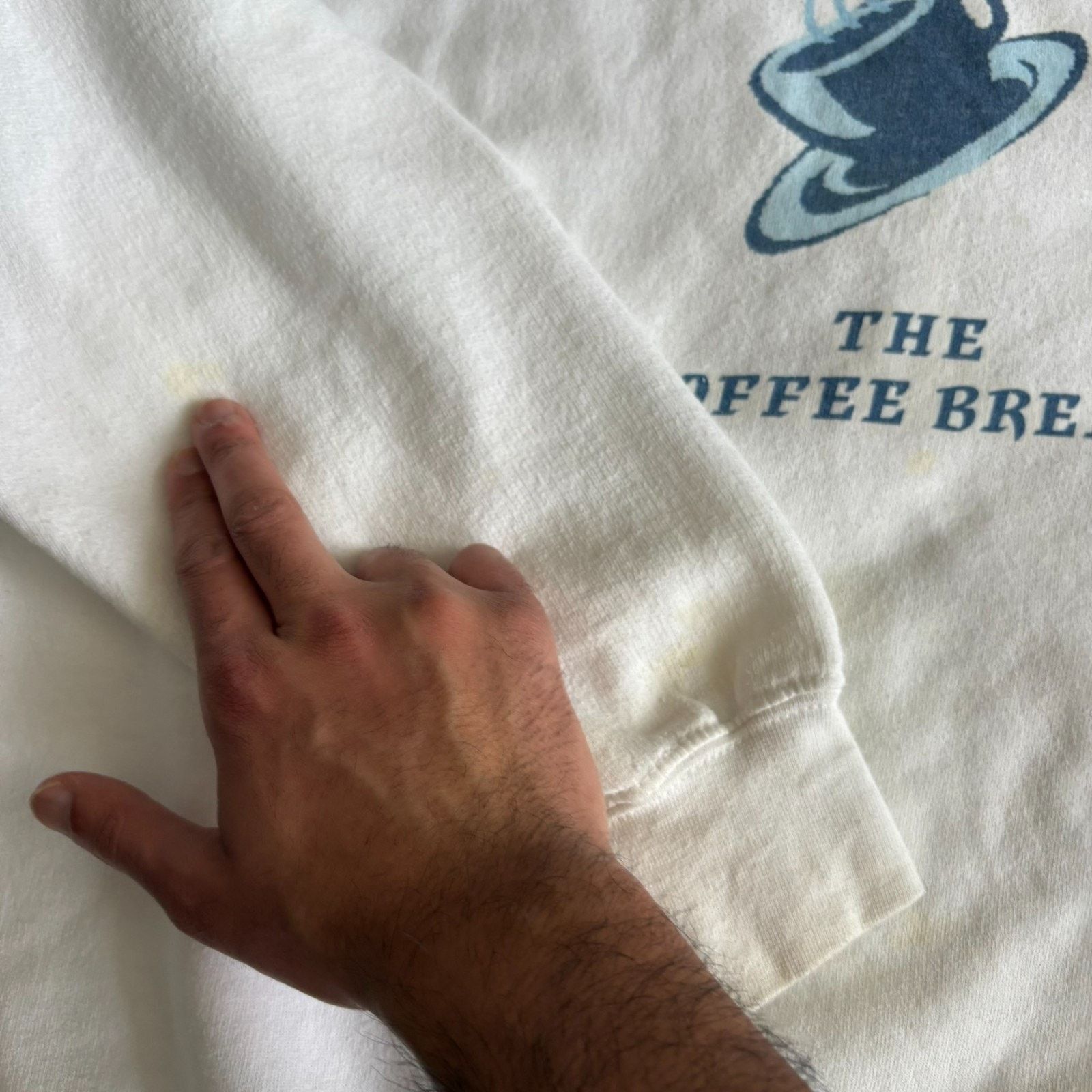 Vintage Vintage Coffee Sweatshirt Men's Size L 1990s Worn Size US L / EU 52-54 / 3 - 8 Thumbnail