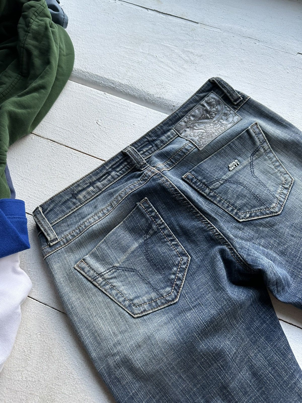 Miss Sixty 🚨Vintage Y2K Miss Sixty Flared Pants Streetwear 90s Size 28" / US 6 / IT 42 - 9 Thumbnail