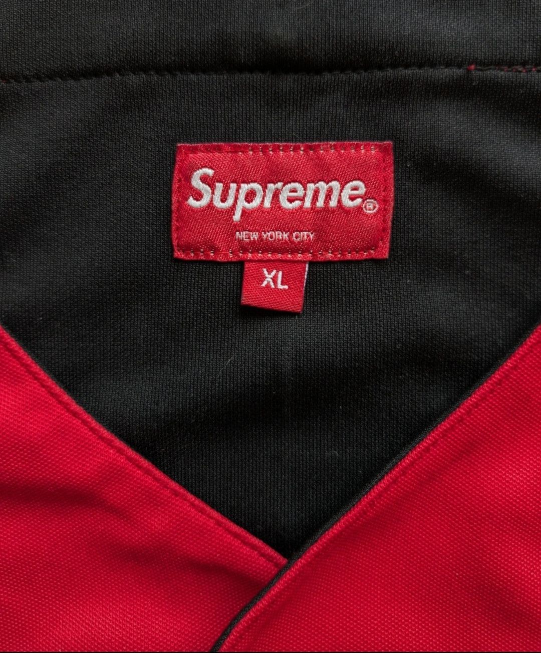 Supreme Supreme Vertical Logo Baseball Jersey Size US XL / EU 56 / 4 - 4 Thumbnail