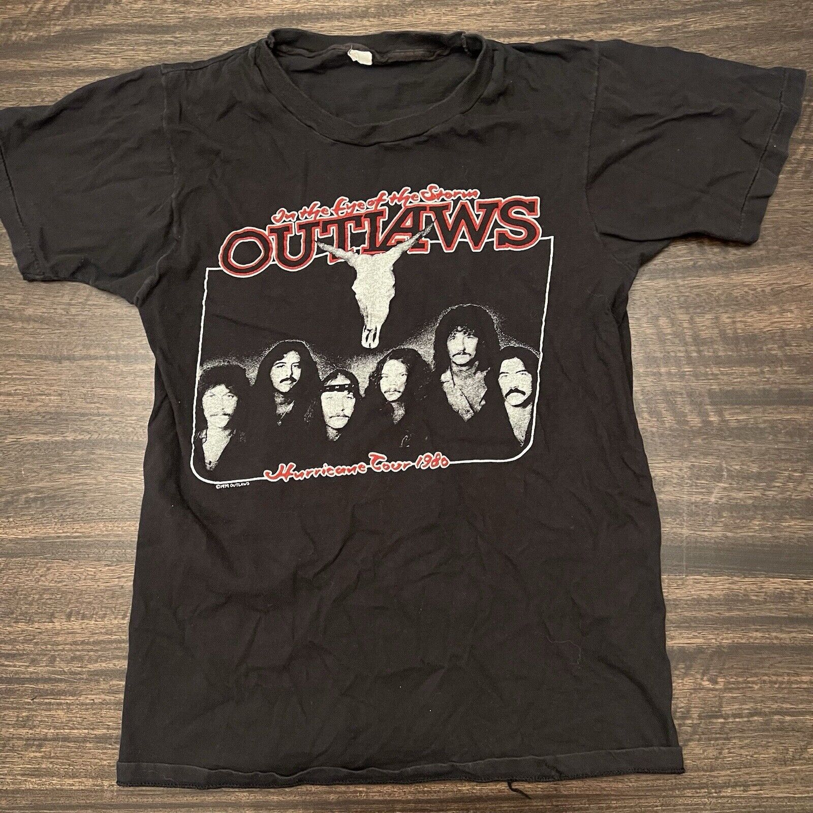 Other Vintage Outlaws Eye Storm Shirt Hurricane Tour Band Concert Size US L / EU 52-54 / 3 - 1 Thumbnail