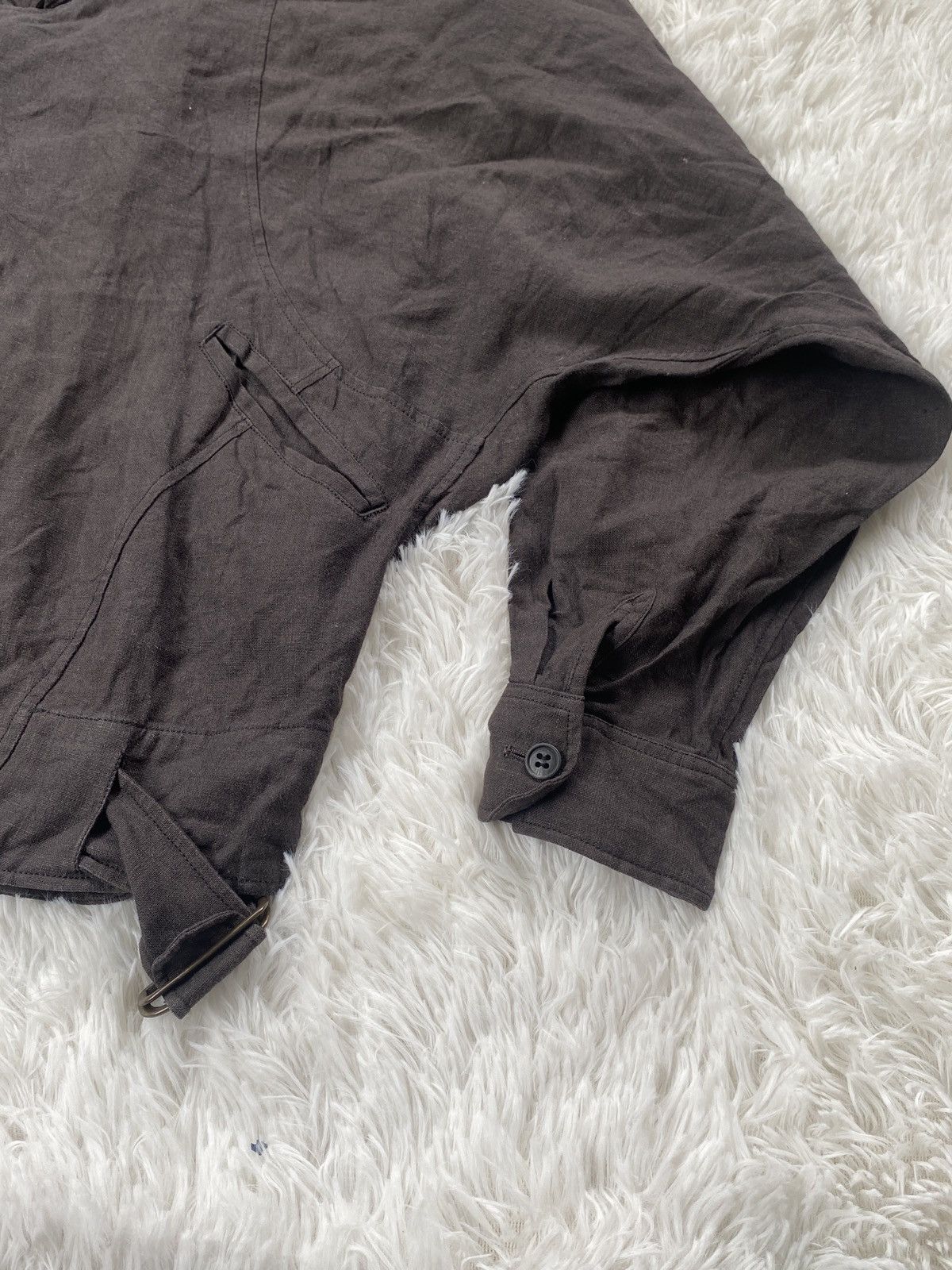 Issey Miyake 🔥RARE Jacket Bomber Linen Tete Homme Par Katoh Kazutaka Size L / US 10 / IT 46 - 7 Thumbnail