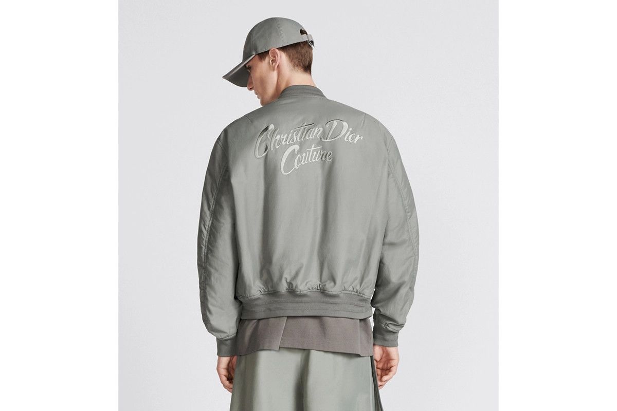 Dior o1bcso1str0226 Bomber Jacket in Grey Size US M / EU 48-50 / 2 - 6 Thumbnail