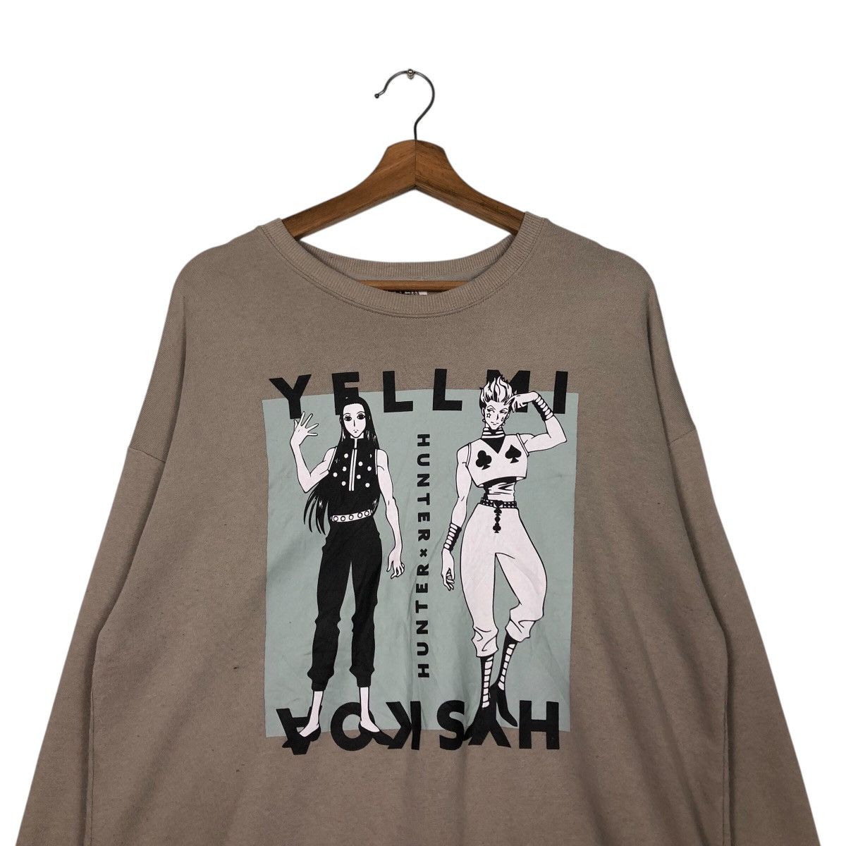 Cartoon Network 📌Vintage Sweatshirt Hunter X Hunter Cartoon Big Logo Size US L / EU 52-54 / 3 - 4 Thumbnail