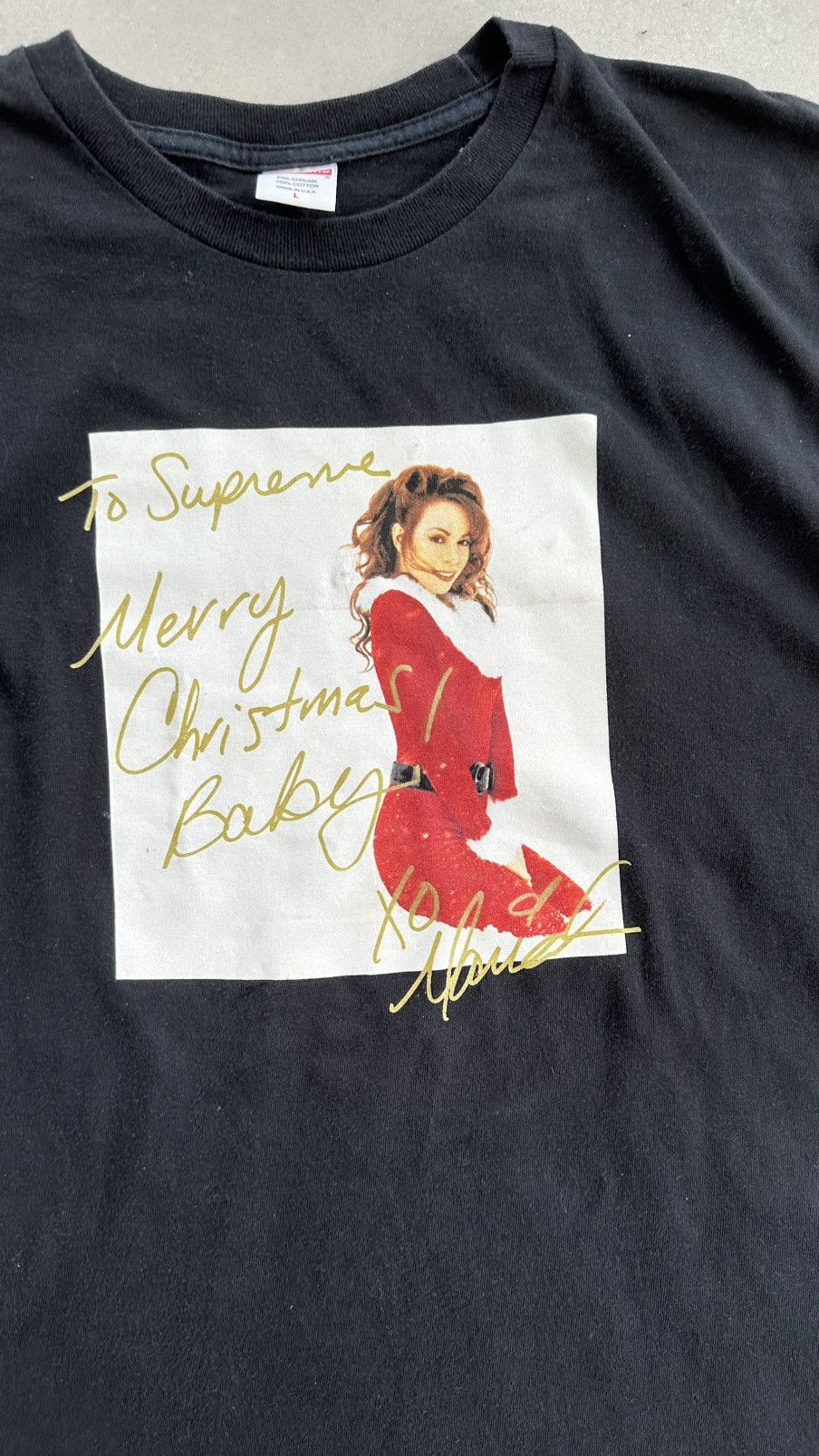 Supreme × Vintage SUPREME MARIAH CAREY BLACK TEE Size US L / EU 52-54 / 3 - 2 Thumbnail