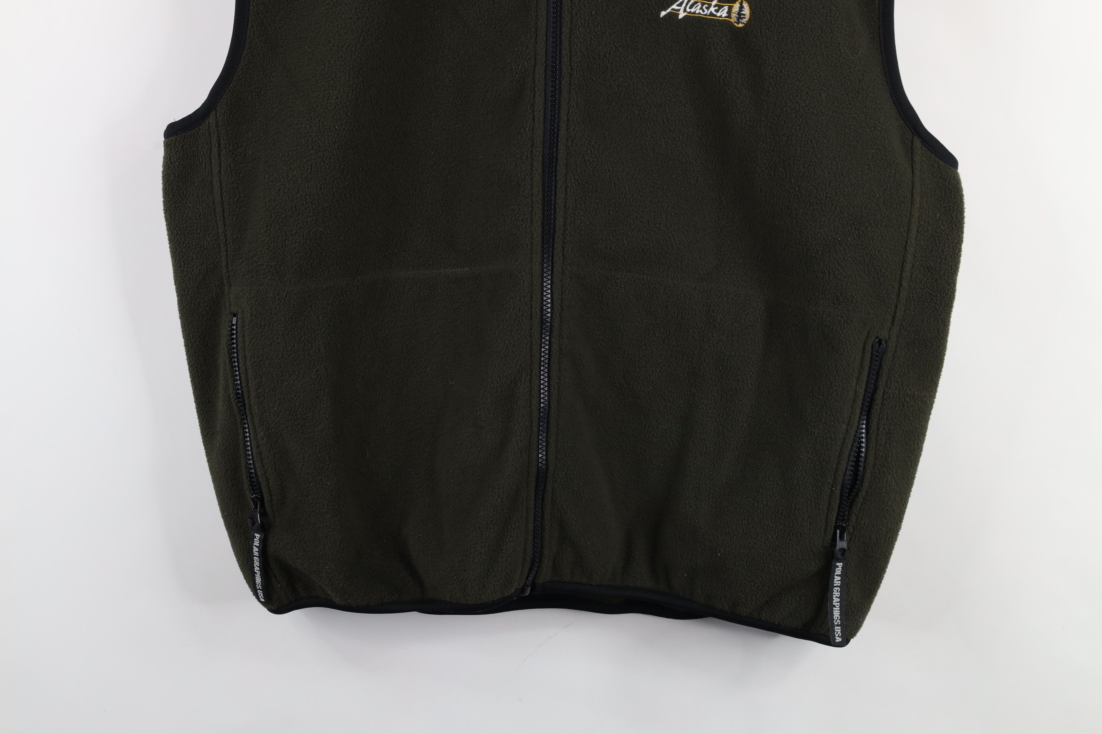 Vintage Vintage 90s Streetwear Alaska Full Zip Fleece Vest Jacket Size US XXL / EU 58 / 5 - 3 Thumbnail