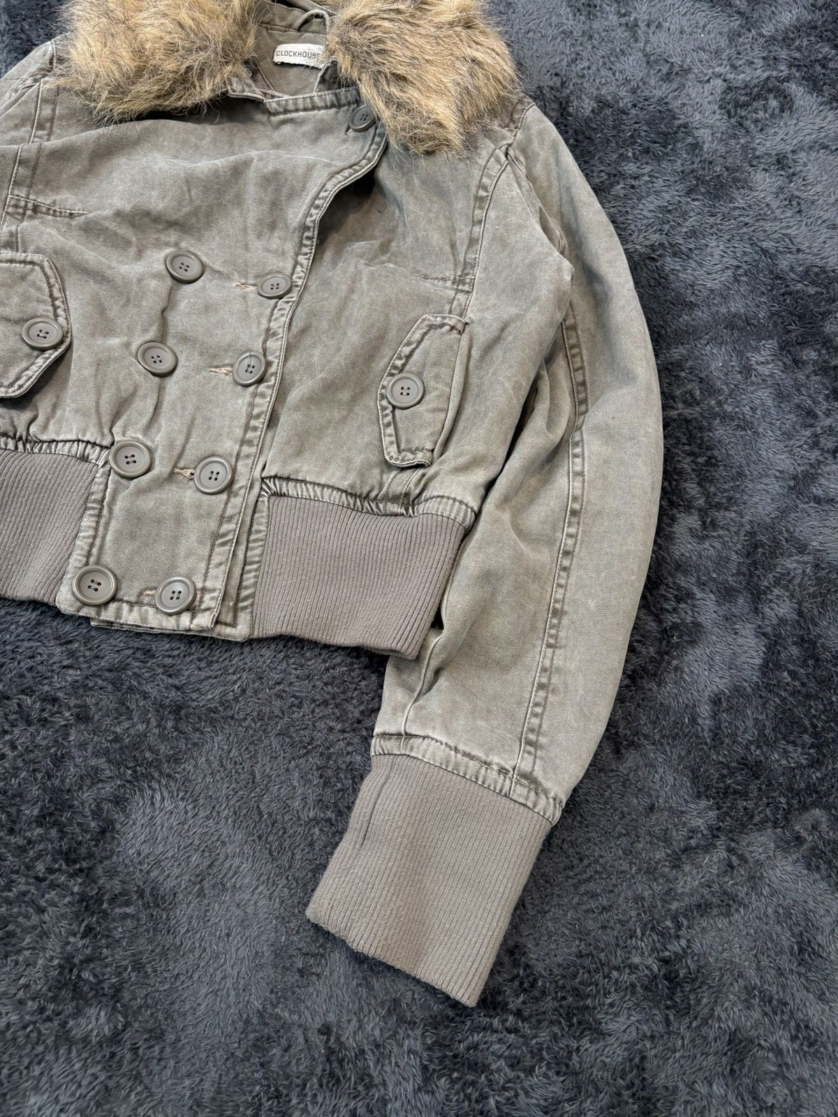 Hysteric Glamour × Undercover 00s Napoleon Military Faux Fur LGB Style Bomber Jacket Size M / US 6-8 / IT 42-44 - 2 Thumbnail