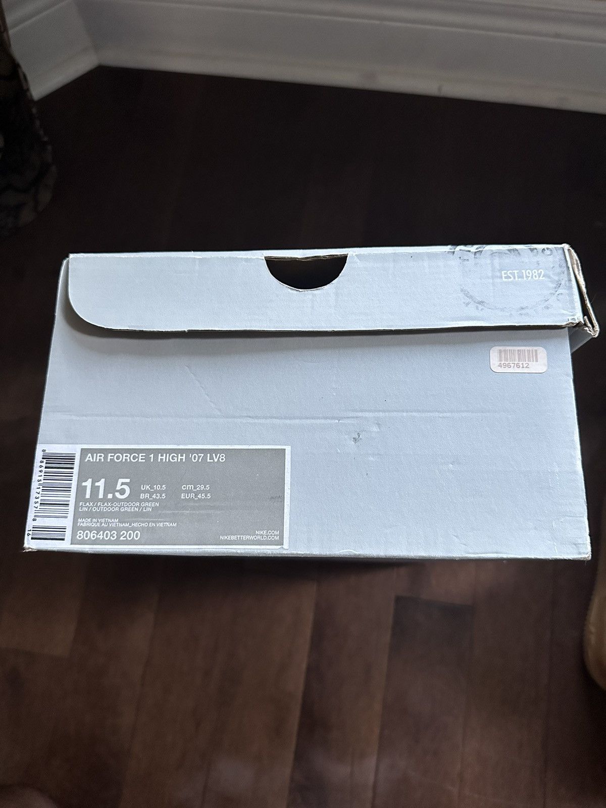 Nike Air Force 1 High ‘Flax’ Size US 11.5 / EU 44-45 - 6 Thumbnail
