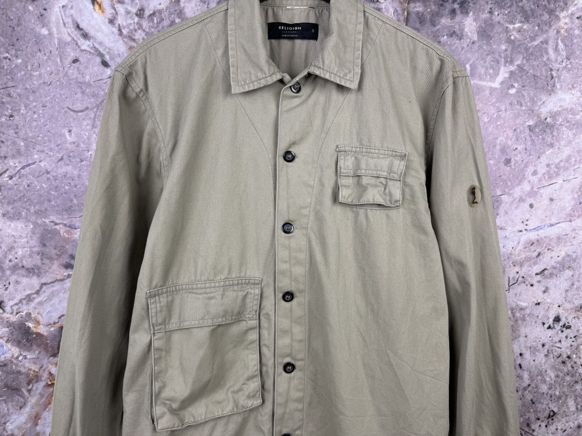Other Religion Utility Overshirt Jacket Khaki Button Up Military Size US S / EU 44-46 / 1 - 3 Thumbnail