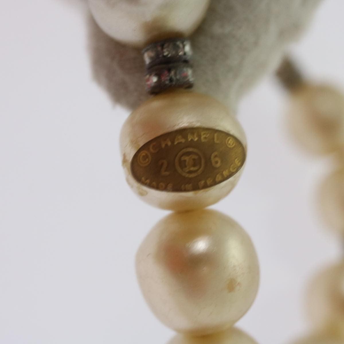 Chanel Chanel Pearl Bracelet Metal White CC Size ONE SIZE - 4 Thumbnail