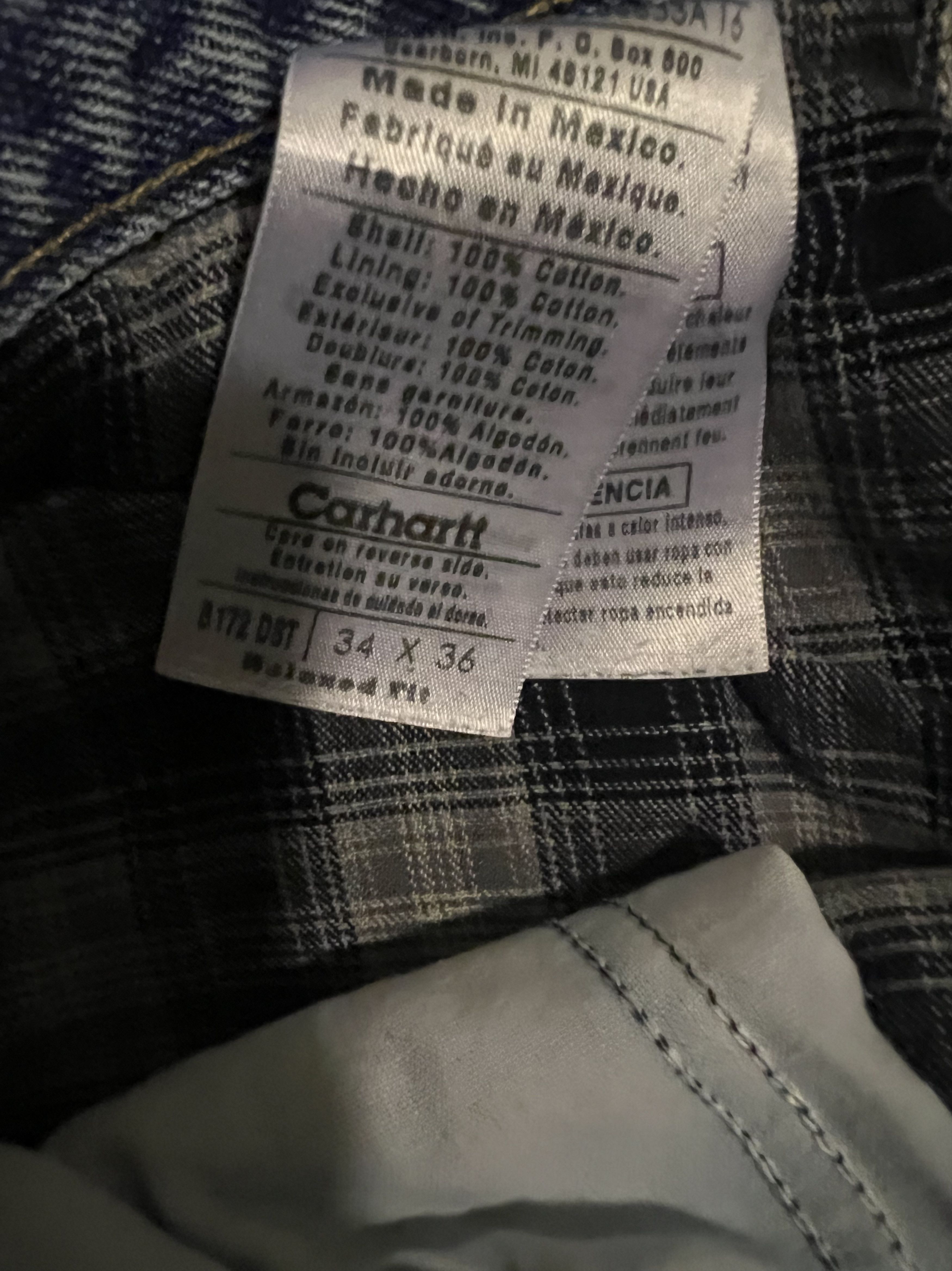 Carhartt Vintage 2003 Carhartt B172 DST Relaxed Fit Jeans Size US 34 / EU 50 - 3 Thumbnail