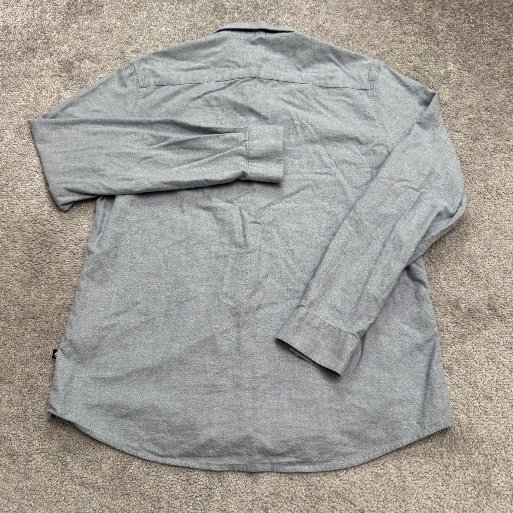 Vintage Civil Society Flannel Shirt Large Blue Gray Long Sleeve Button-Up Cotton Casual Mens Size US L / EU 52-54 / 3 - 2 Thumbnail