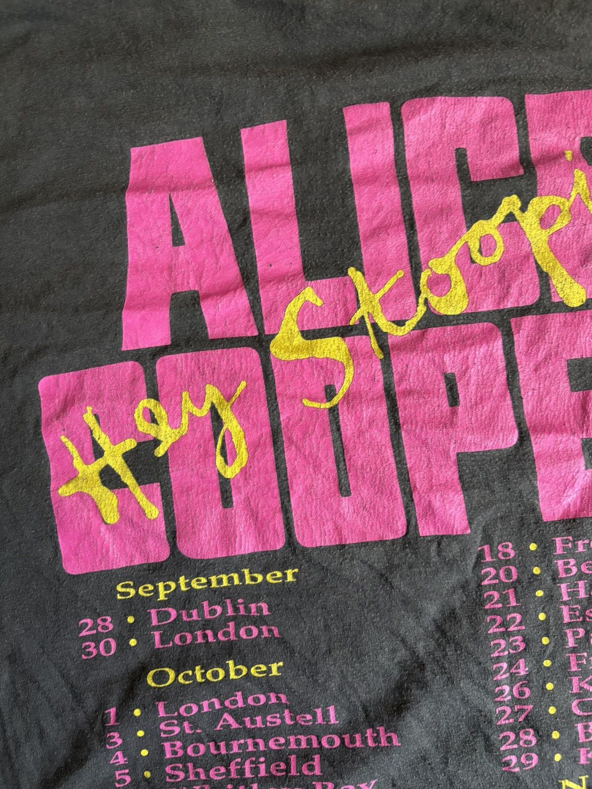 Band Tees × Brockum Alice Cooper Vintage 1991 Brockum ‘Hey Stoopid’ Tour T-shirt Size US XL / EU 56 / 4 - 11 Thumbnail