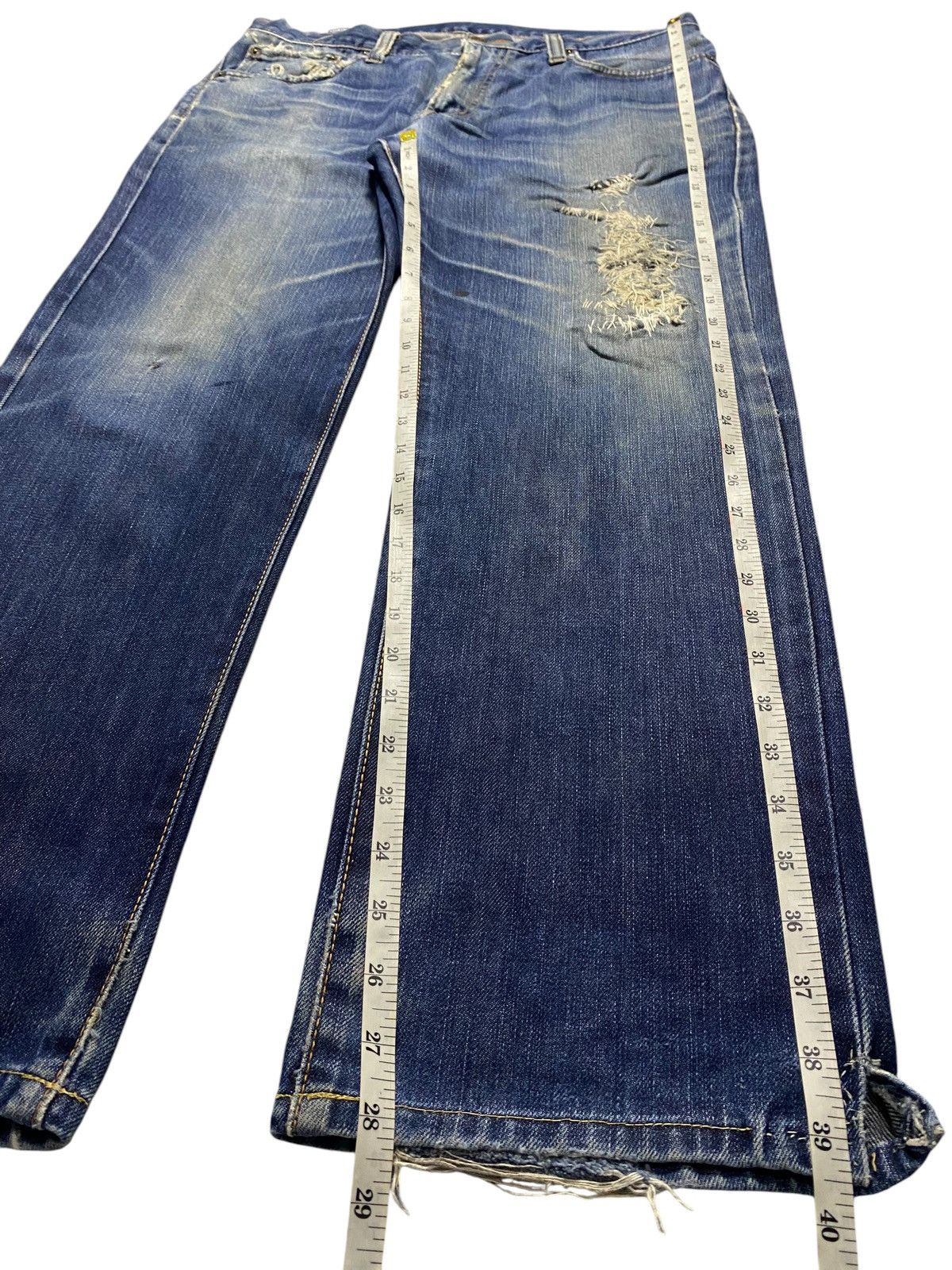 Edwin Japan Edwin International Basic Blue Wash Loose Jeans Size US 35 - 16 Thumbnail