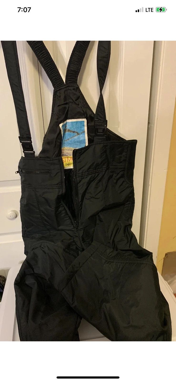 Other St. Moritz ski bib Sz M black pant Size US 34 / EU 50 - 2 Thumbnail
