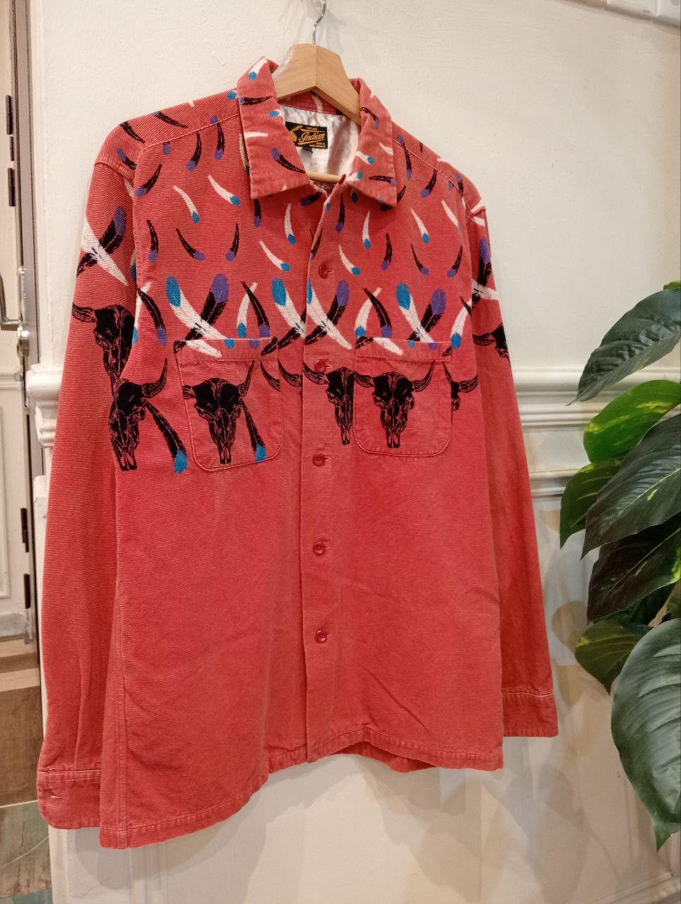 Toyo Enterprises INDIAN by TOYO ENTERPRISES NATIVE AMERICAN CORDUROY SHIRT Size US L / EU 52-54 / 3 - 1 Thumbnail