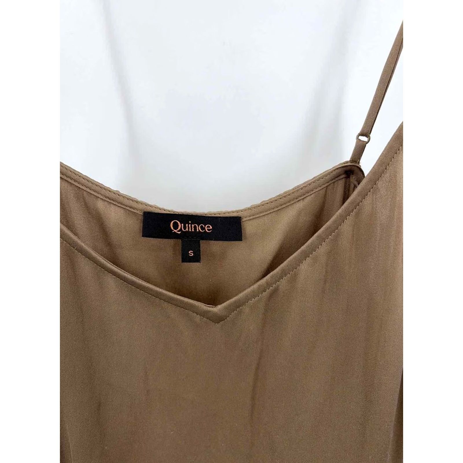 Quince Quince Tank Top Size Small Brown Pre-Owned Size S / US 4 / IT 40 - 3 Thumbnail