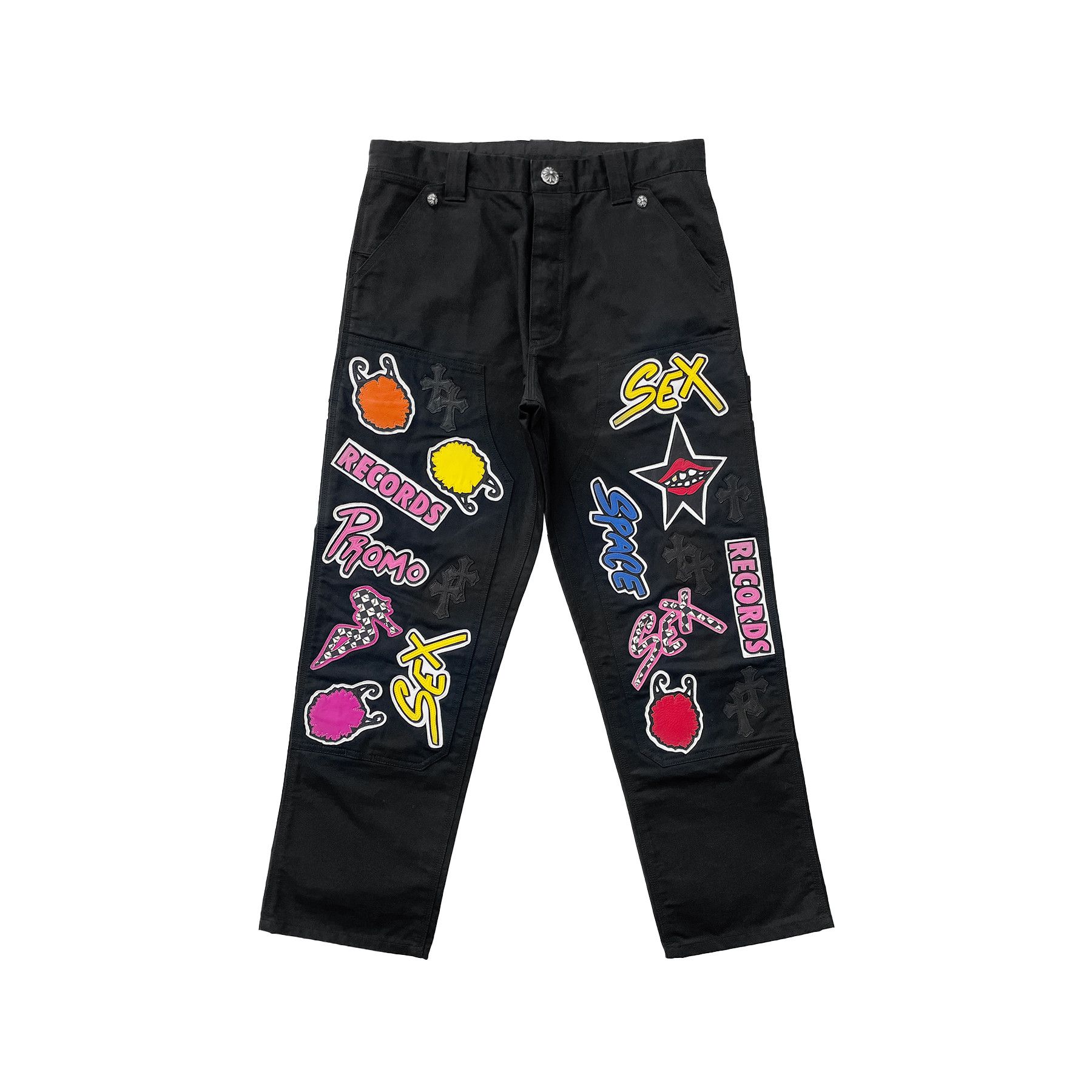 Chrome Hearts Chrome Hearts Matty Boy Sex Records Patch Carpenter Pants Size 32" / US 10 / IT 46 - 1 Thumbnail