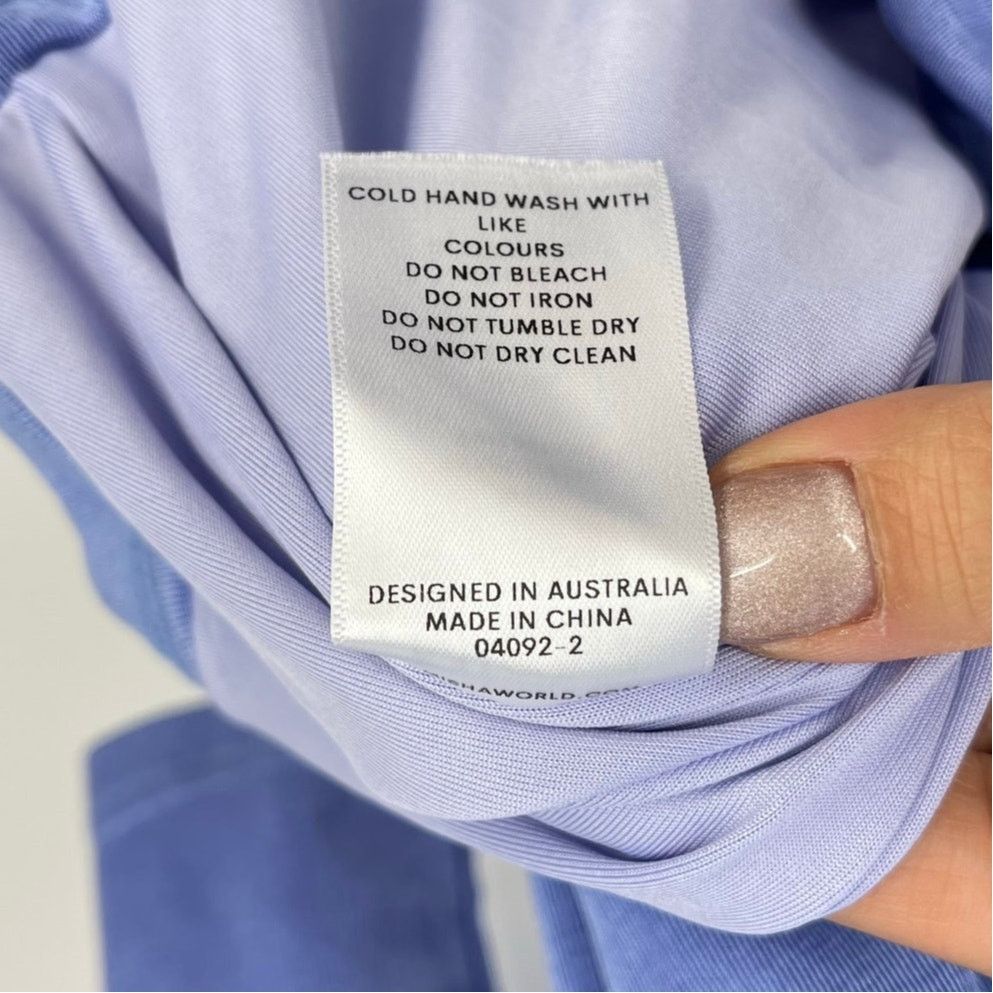 Other MISHA | Evetta Dress in Heather Blue Open Back Mini US 6 / M Size M / US 6-8 / IT 42-44 - 14 Thumbnail