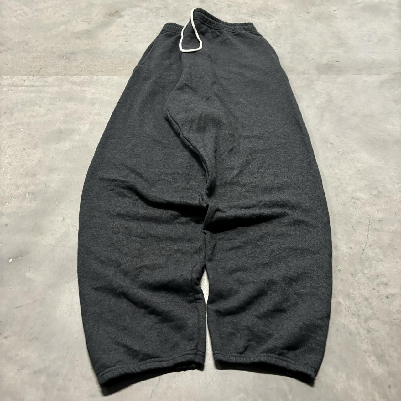 Japanese Brand × Vintage Crazy Vintage Y2K/2000s Grey Skater Essential Sweatpants! Size US 36 / EU 52 - 3 Thumbnail