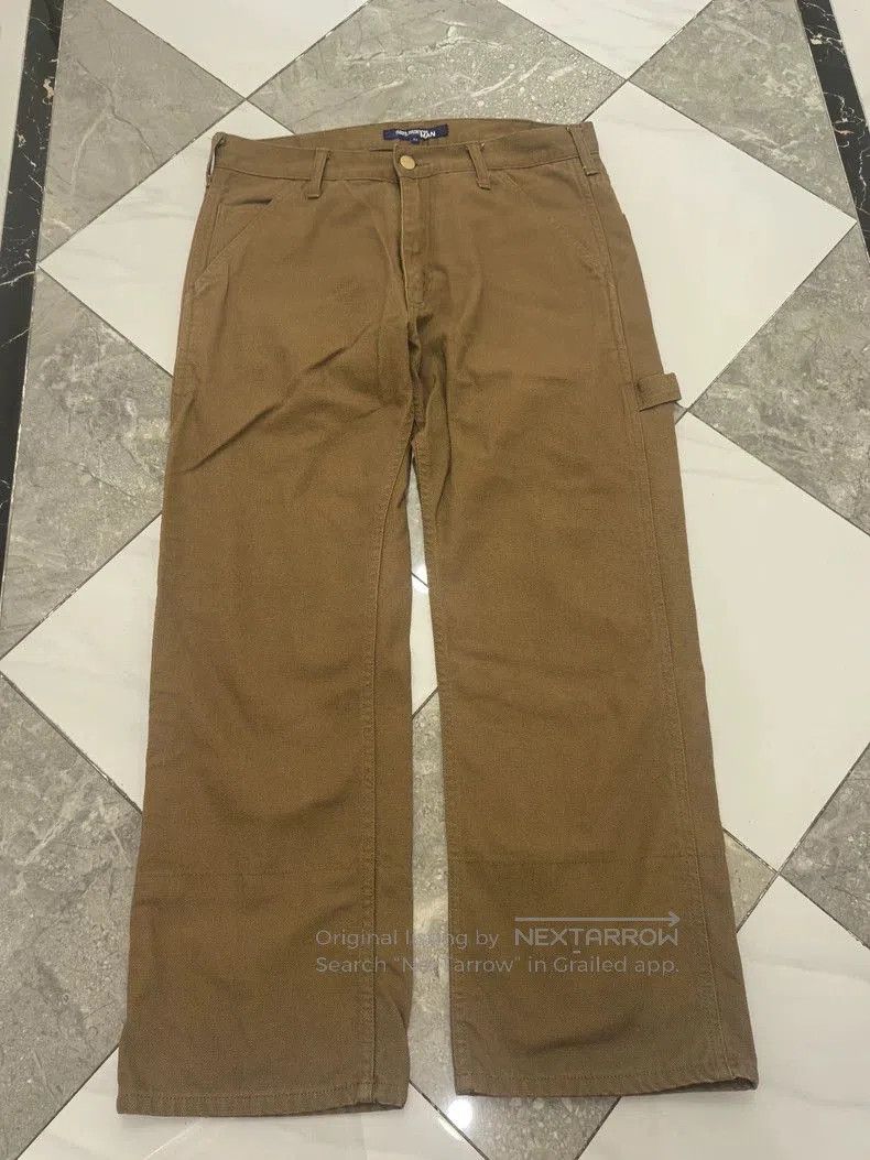 Junya Watanabe JUNYA WATANABE Beige Logo Zip Casual Pants. Size US 28 / EU 44 - 2 Thumbnail
