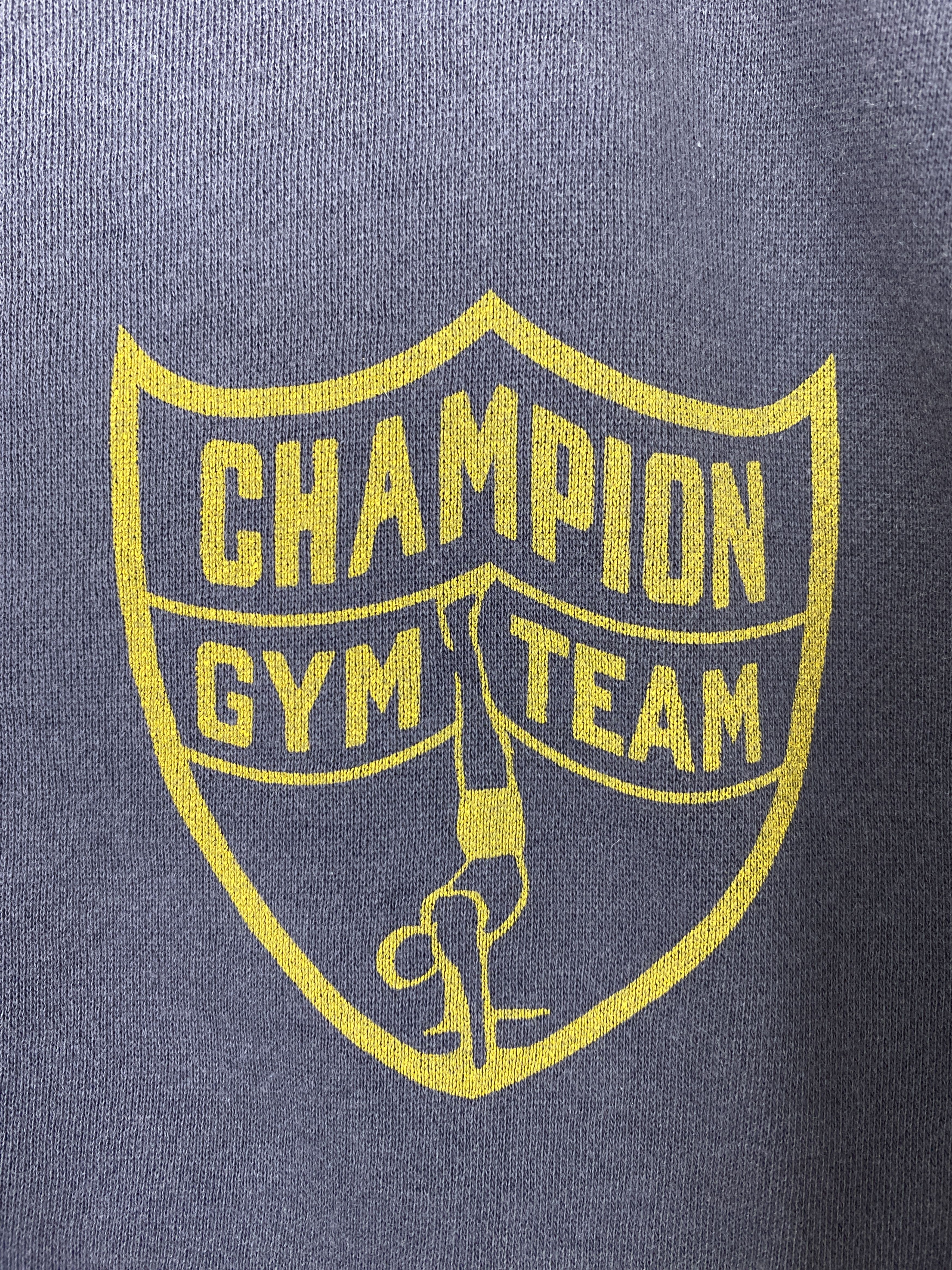 Champion Vintage 80s Champion Gym Team Pullover Sweatshirt SH0475 Size US L / EU 52-54 / 3 - 5 Thumbnail
