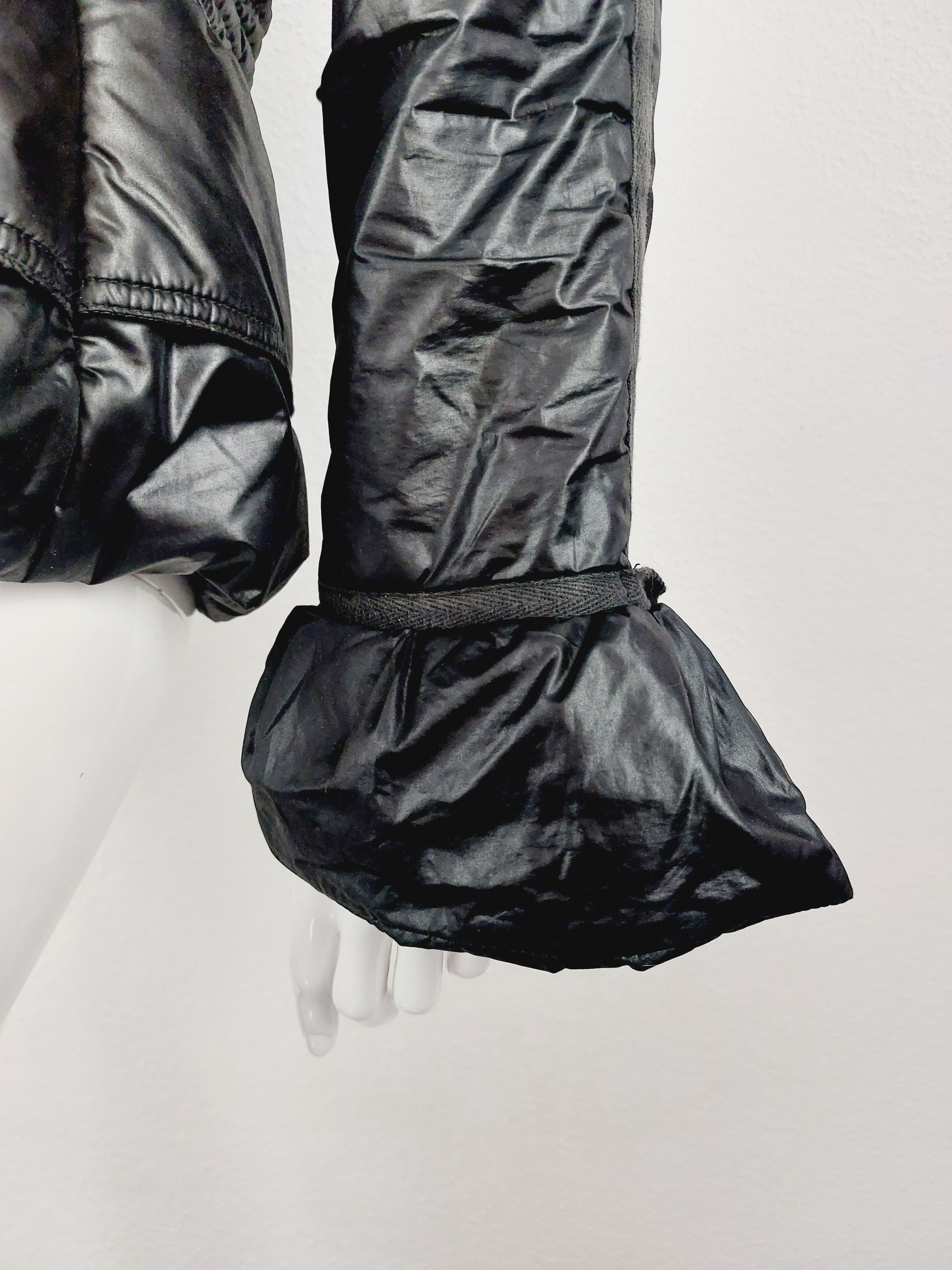 Roberto Cavalli Roberto Cavalli Black Bondage Strap BDSM Puffer Coat Size US S / EU 44-46 / 1 - 8 Thumbnail