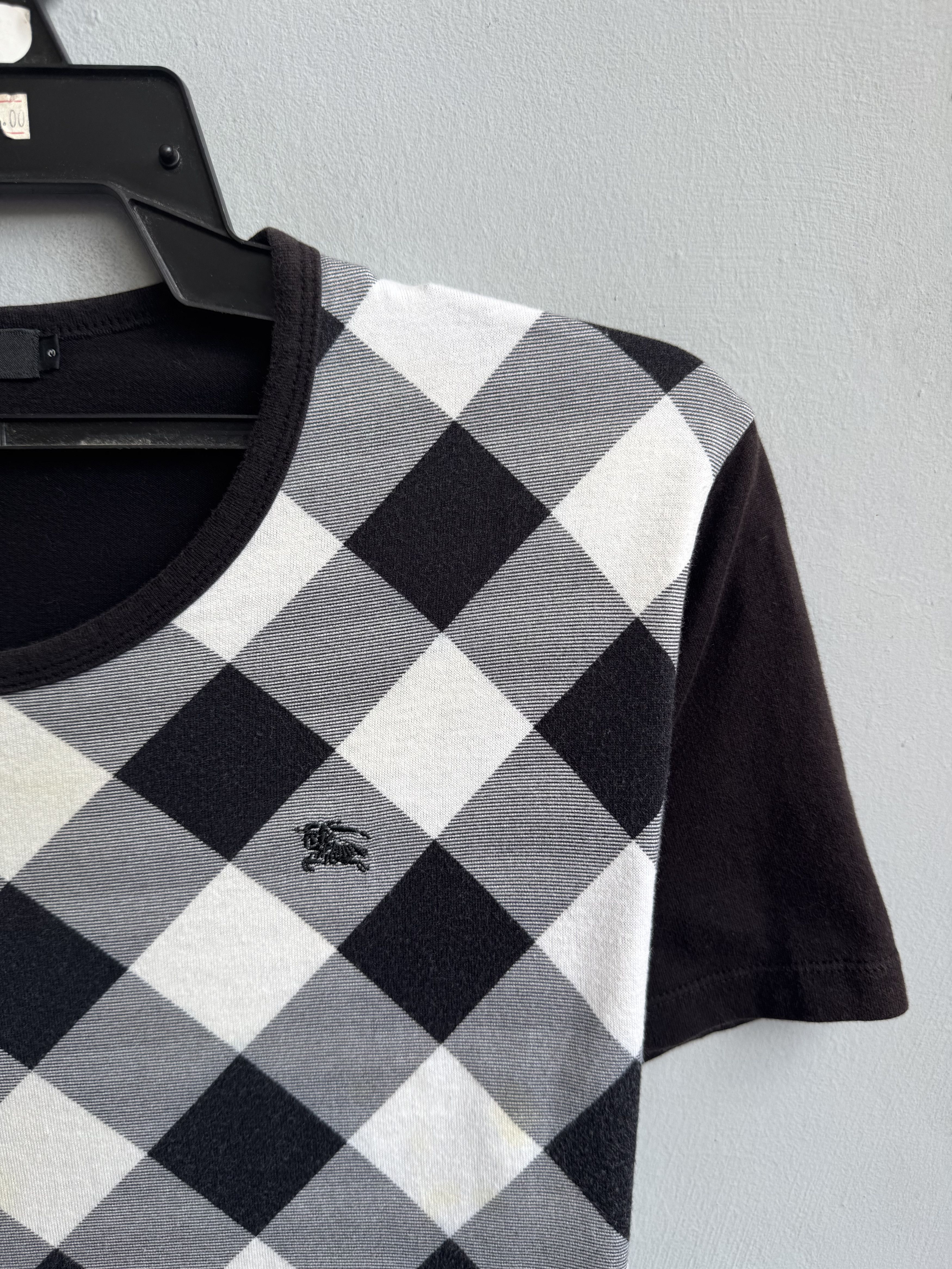 Burberry Burberry Black Label Embroidery Plaid Pattern Shirt Size US M / EU 48-50 / 2 - 2 Thumbnail