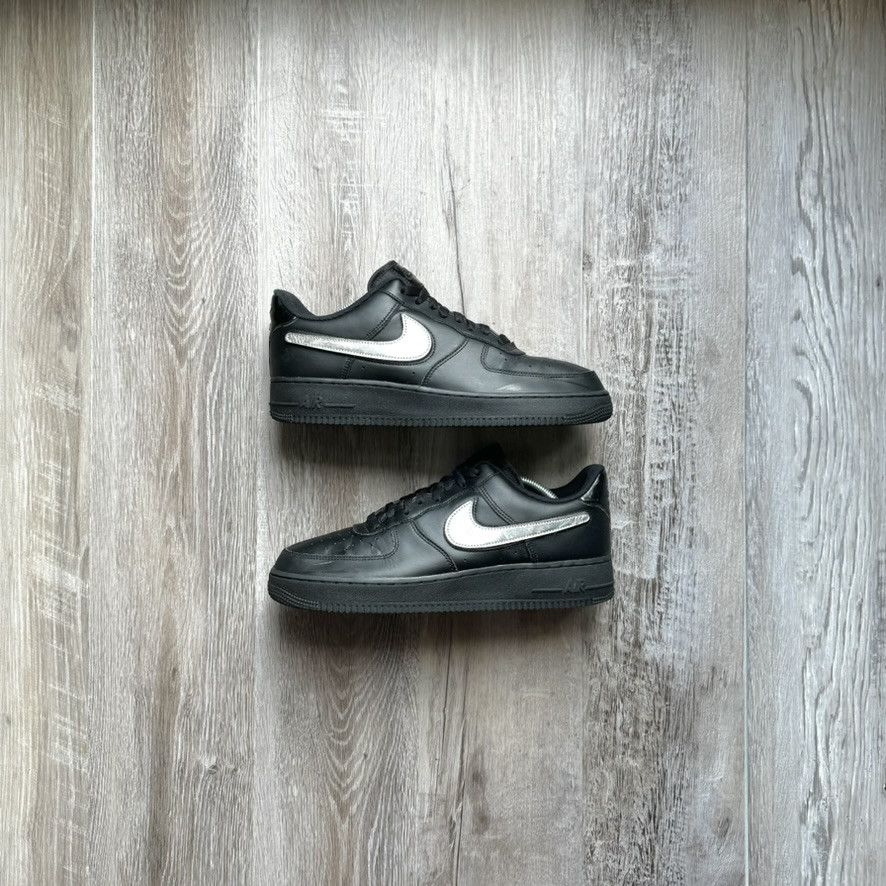 Nike Streetwear Vintage NIKE Air Force 1 Removable Swoosh Pack 10.5M Grailed