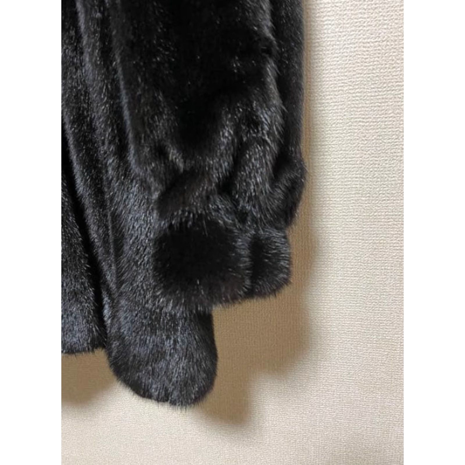 Vintage VINTAGE SAGA Mink Fur Mid Coat Jacket Dark Brown Women US XL 2Way Stand Collar Fur Coat Size XL / US 12-14 / IT 48-50 - 3 Thumbnail