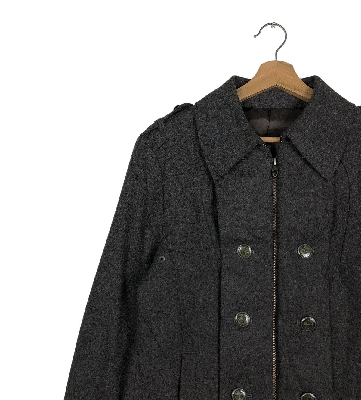 PPFM 🔥VINTAGE WOOL BIKER JACKET PPFM JAPAN DOUBLE LAYER Size US M / EU 48-50 / 2 - 7 Thumbnail