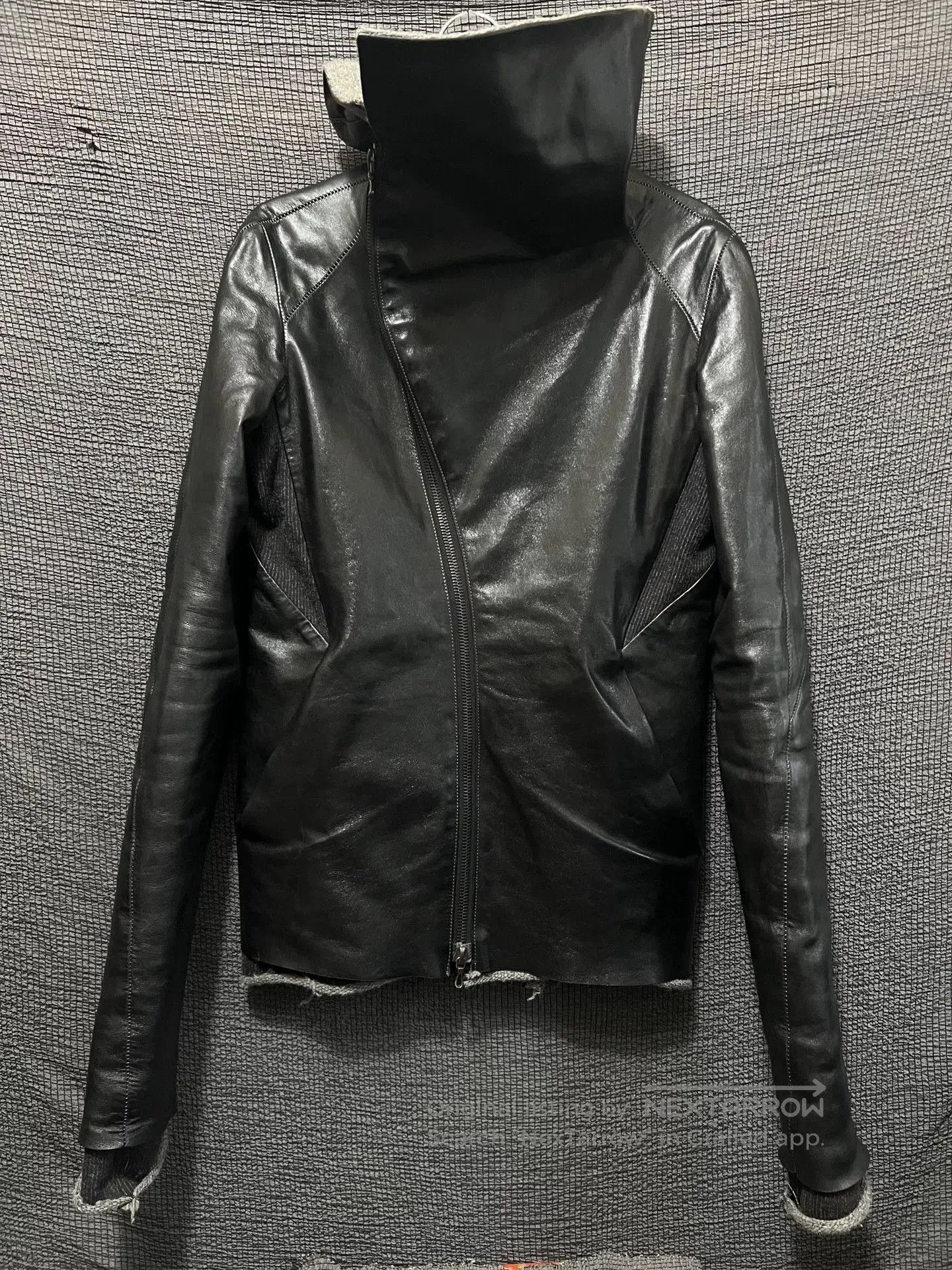 S/STERE Dark Pioneer High Collar Leather Jacket. Size US M / EU 48-50 / 2 - 2 Thumbnail