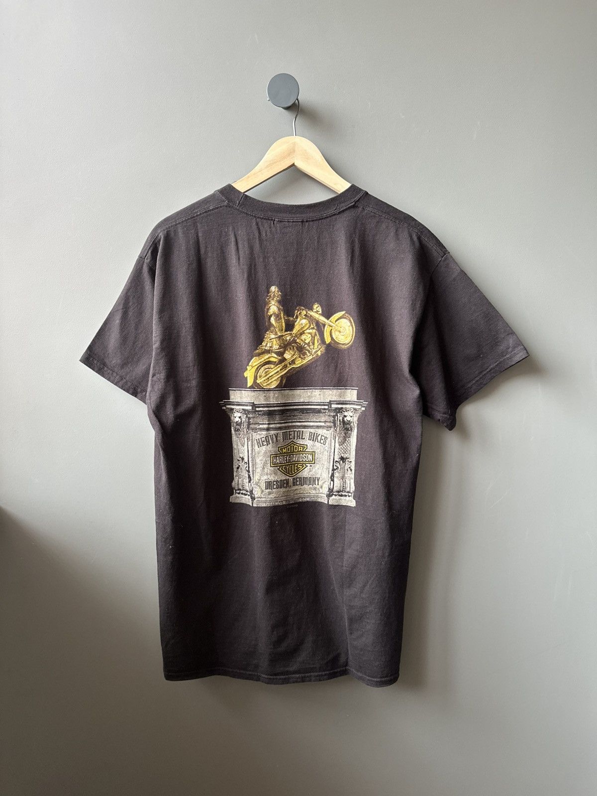 Harley Davidson Harley Davidson Heavy Metal Bikers Dresden T- Shirt Size US L / EU 52-54 / 3 - 5 Thumbnail