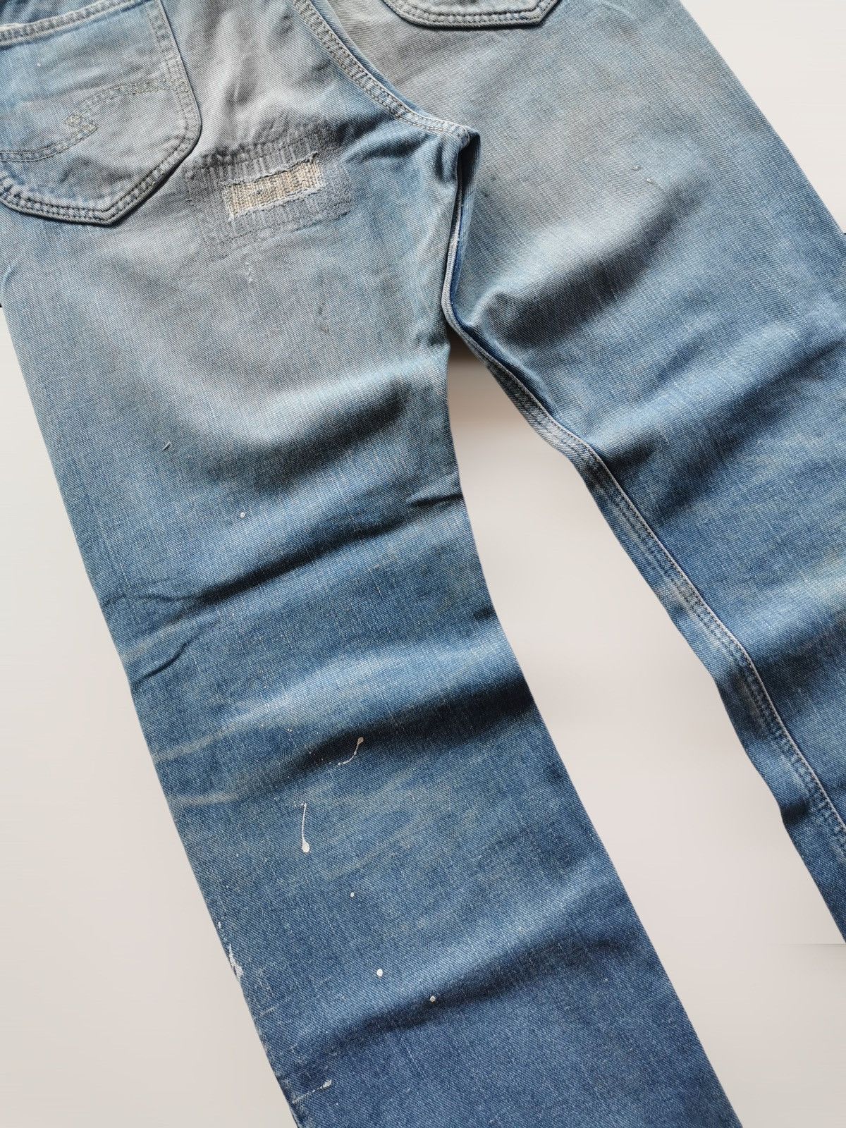 Pherrow's Pherrows Story Blue Selvedge Distressed Style Undercover Size US 28 / EU 44 - 6 Thumbnail