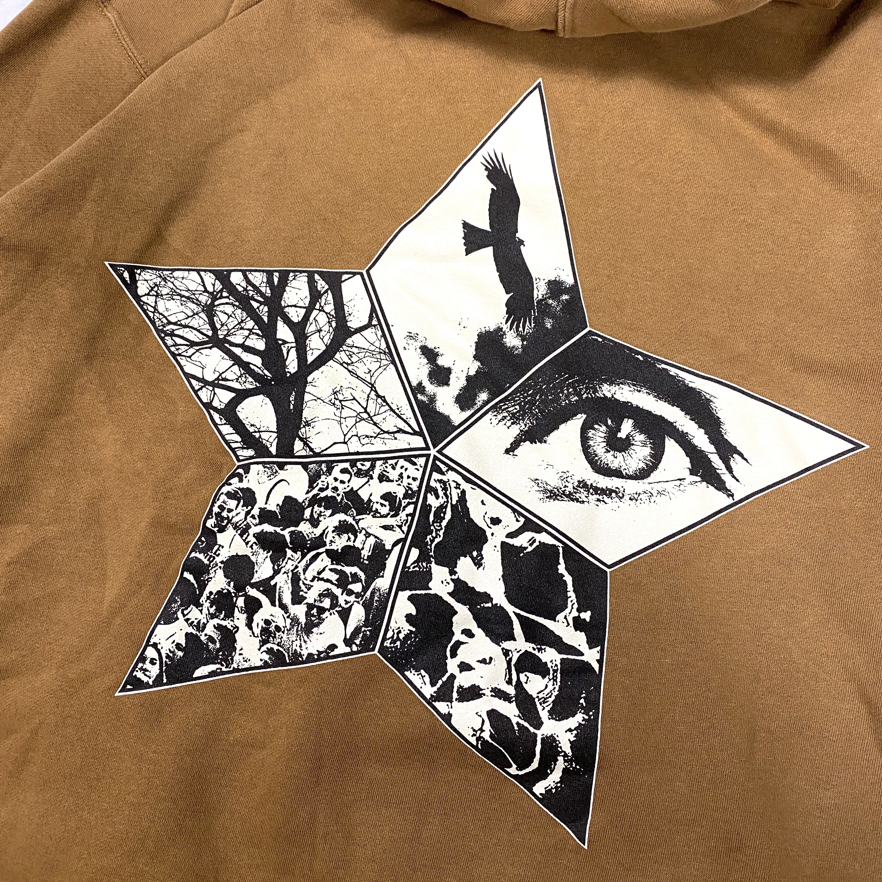 Pleasures Pleasures Flying Star Hoodie Sweatshirt Brown Large Size US L / EU 52-54 / 3 - 5 Thumbnail