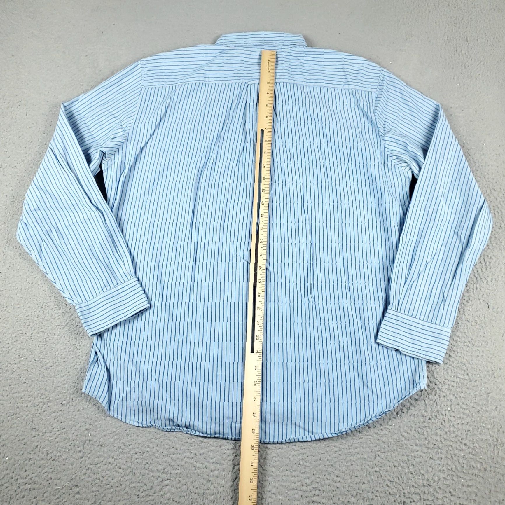 Nautica Nautica Button Up Shirt Mens Large Blue Striped Long Sleeve Classic Preppy Size US L / EU 52-54 / 3 - 6 Thumbnail