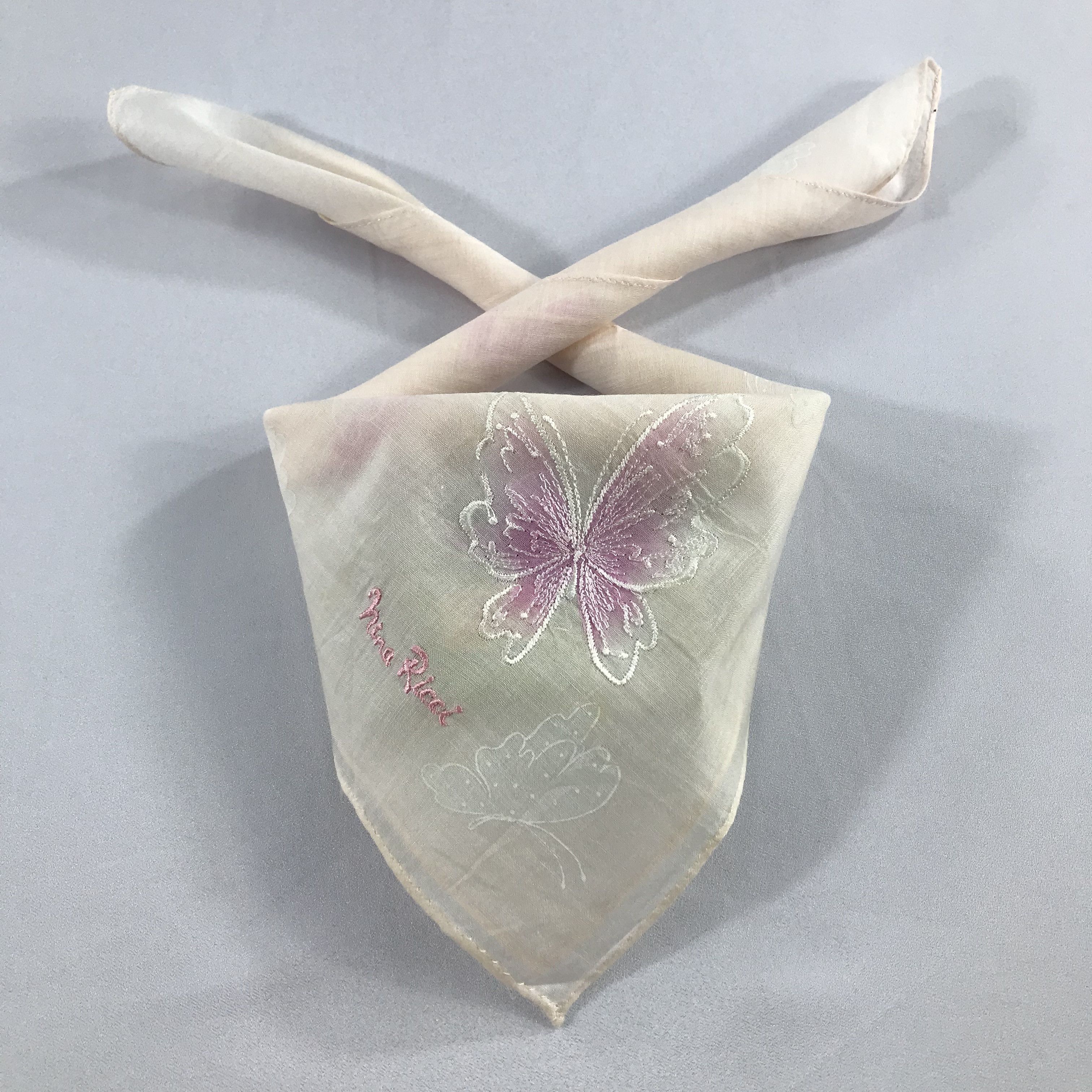 Nina Ricci × Vintage Nina Ricci Bandana / Handkerchief / Neckerchief - S2347 Size ONE SIZE - 3 Thumbnail