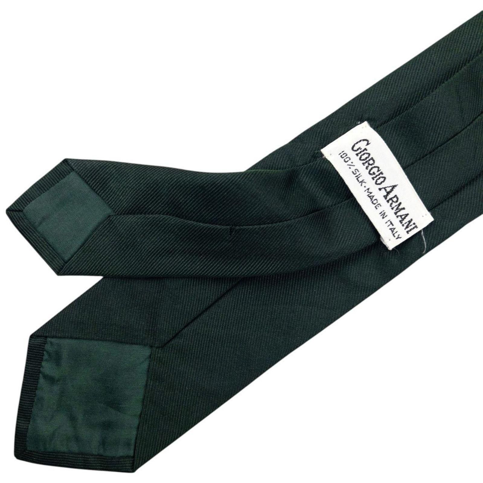 Giorgio Armani Vintage Giorgio Armani Silk Tie Size ONE SIZE - 6 Thumbnail