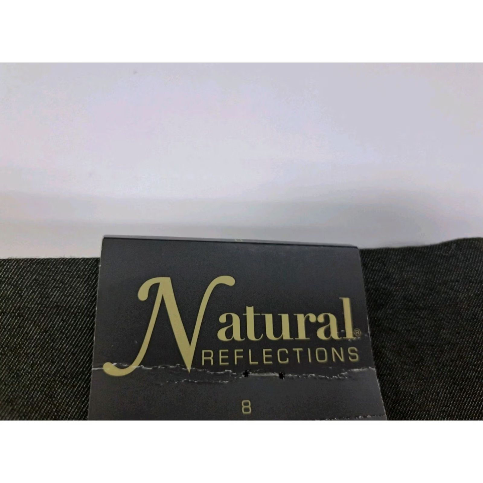 Vintage NWT Natural Reflections Jeans Straight Leg Dark Wash 8 Womens Size 8 Regular Inseam 29 Reflective Pockets Denim Cotton Polyester Spandex Size 30" / US 8 / IT 44 - 5 Thumbnail