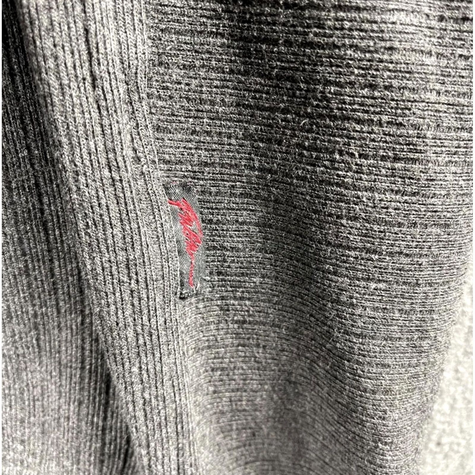 Fubu FUBU Sweatshirt Mens XL Gray Crewneck Logo Ribbed Knit Y2K Preppy Streetwear Size US XL / EU 56 / 4 - 5 Thumbnail