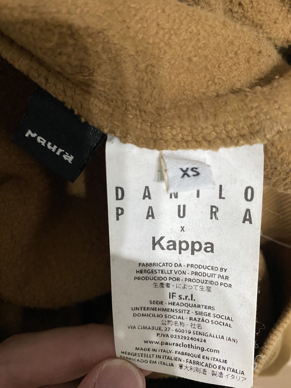Kappa Danilo Paura x Kappa oversized hoodie, size xs (M/L) Size US XS / EU 42 / 0 - 6 Thumbnail