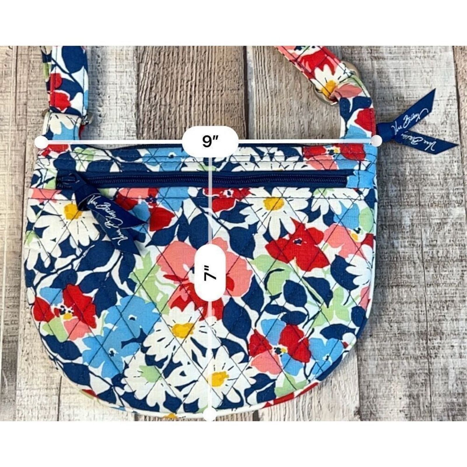 Vera Bradley Vera Bradley Summer Cottage The Lizzy Crossbody Quilted Bag Size ONE SIZE - 10 Thumbnail