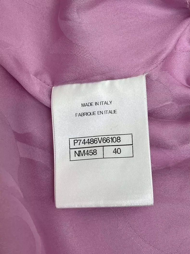 Chanel Chanel 23P pink diamond silk drawstring jacket Size S / US 4 / IT 40 - 6 Thumbnail