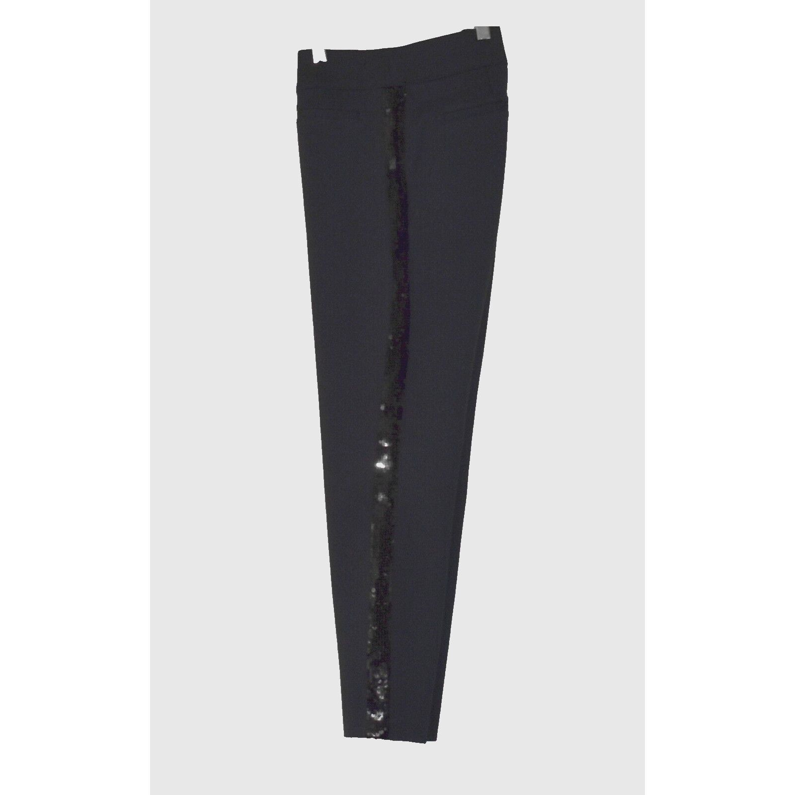 Spanx NEW SPANX Black Stretch Sequin Faux Pockets Petite Pants L Size 30" / US 8 / IT 44 - 2 Thumbnail