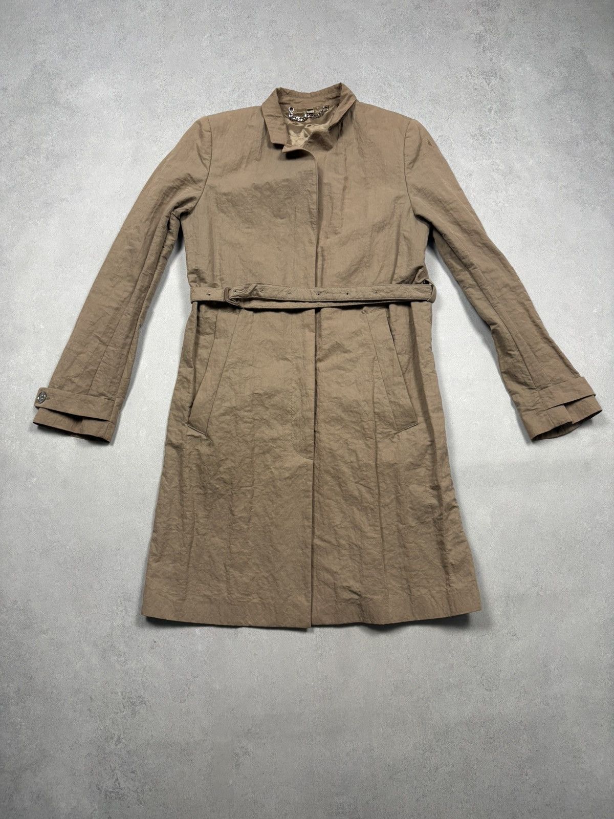Burberry Burberry Runway Showroom Sample Trench Coat In Taupe Beige Size S / US 4 / IT 40 - 1 Thumbnail