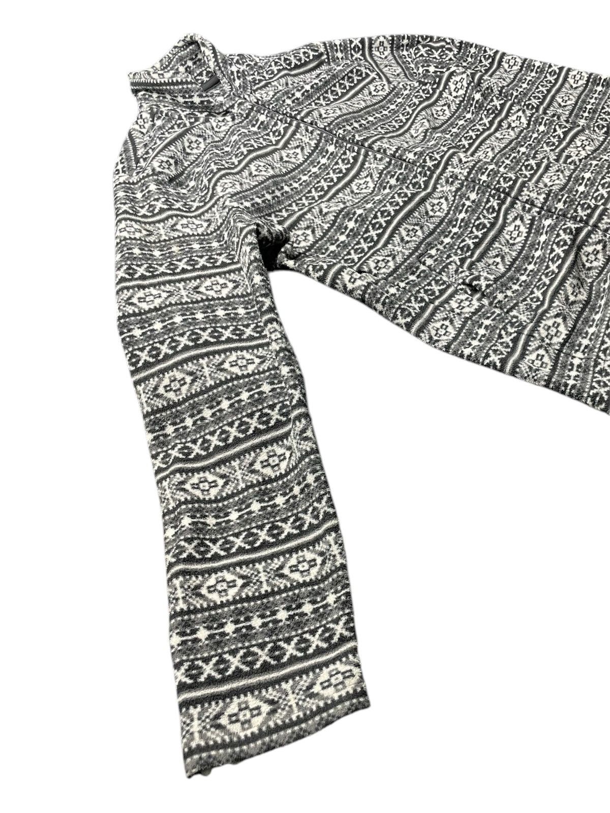 If Six Was Nine × Japanese Brand 🚀Topvalu Japanese Neck Nordic Pattern Fleece Jacket Size US M / EU 48-50 / 2 - 5 Thumbnail